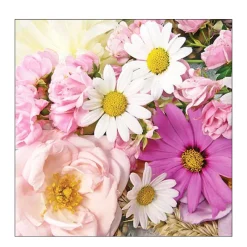 Ambiente Papierservietten Sommerblumenmix, Summer Flower Mix, 33x33cm