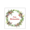 Ambiente Papierservietten Frohe Weihnachten, 25x25cm