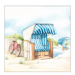 Ambiente Papierservietten Strandtag, Day at the Beach, 33x33cm