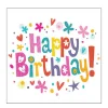 Ambiente Papierservietten Geburtstag, Happy Birthday, 33x33cm