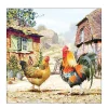 Ambiente Papierservietten Hühnerfarm, 33x33cm