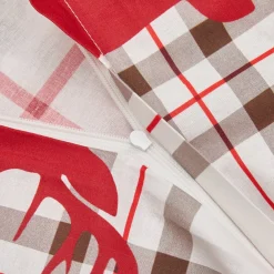 Bettwäsche Hirsch Kitzbühl, karierte Bettwäsche im Landhausstil, 200x135cm, Boltze Home Collections