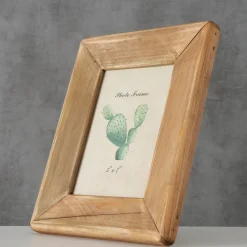 Bilderrahmen Luigi, Holzrahmen natur, 21x26cm, Boltze Home Collections