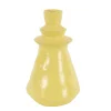 Blumenvase Palermo gelb, 12x20cm, Keramik