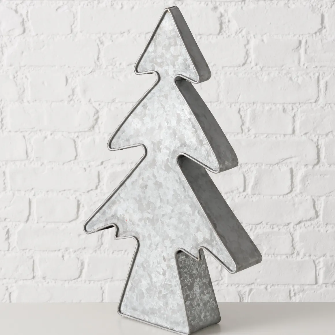 Deko Baum, Metallbaum Finja, 45cm, Aufsteller aus Zink, Boltze Home Collections