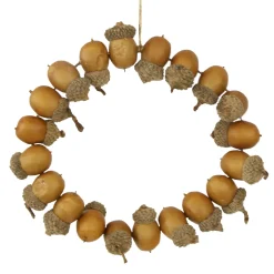 Deko Eichelkranz, Ø18cm, zum Hängen