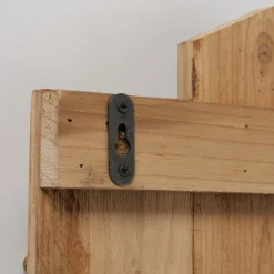 Deko Garderobe Haus, Holzgarderobe mit 7 Haken, 34x64cm, Boltze Home Collectionen