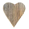 Deko Herz Naturholz, Holzherz, 14x15cm, zum Hängen oder Legen