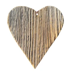 Deko Herz Naturholz, Holzherz, 14x15cm, zum Hängen oder Legen