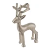 Deko Hirsch, Metallhirsch anthrazit, 10x19cm, Metall