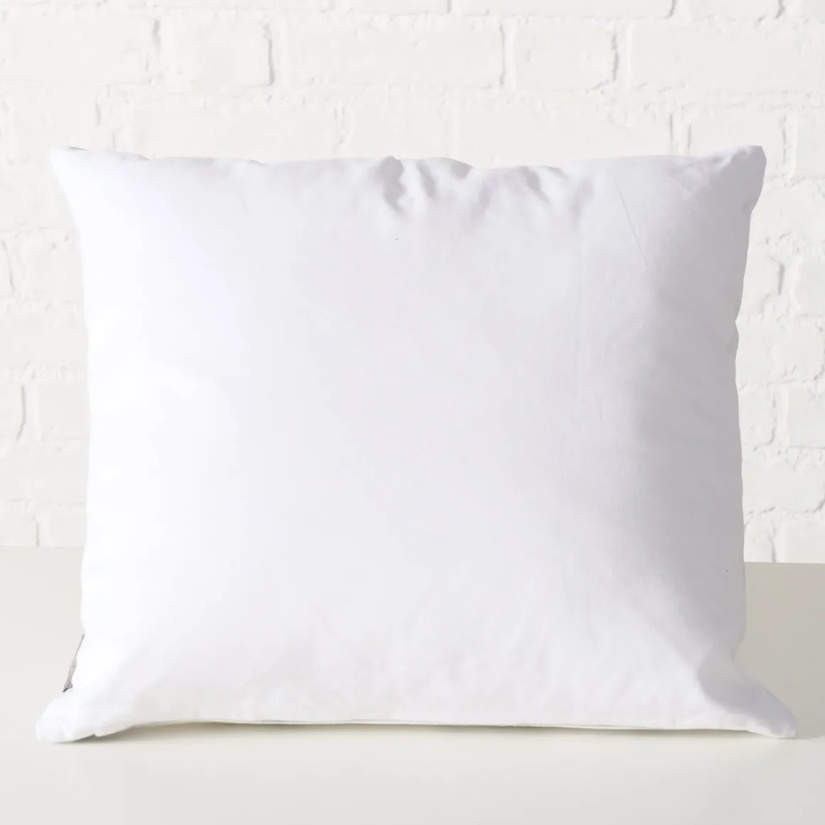 Deko Kissen Schneemann Frosty, 3 Schneemänner mit Plüschbauch, 50x50cm, Boltze Home Collections