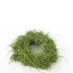 Deko Kranz Gras, Graskranz grün gefärbt, Ø25cm