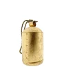 Deko Kuhglocke Schwaigen Rustikal gold, Glocke mit Klang im Shabby Chic Look, gold-schwarz, 25cm