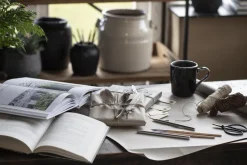 Deko Schere Nostalgie, Metallschere lang, schwarz, 20cm, Ib Laursen