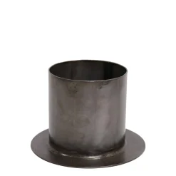 Deko Vase Fred, massive Metallvase used look, 15cm, Trademark Living