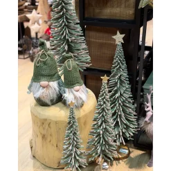 Deko Wichtel, Weihnachtswichtel mit Kaffeebecher to go, 36cm