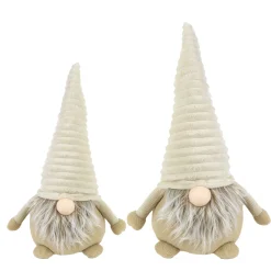 Deko Wichtel, Weihnachtswichtel beige, 28cm