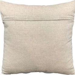 Deko Wichtelkissen Dans, Kissen mit 3 Weihnachtswichtel, grün-weiß, 40x40cm