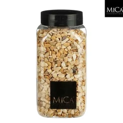 Deko Steine Marbles hellbraun, 5-8mm, 650ml, Mica Decorations