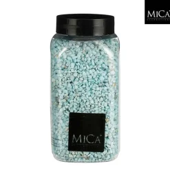 Deko Steine Granulat hellblau, 2-3mm, 650ml, Mica Decorations