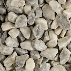 Deko Steine Marbles hellgrau, 7-15mm, 650ml, Mica Decorations