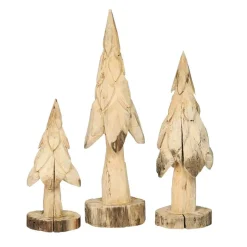 Deko Tannenbaum Natur, rustikale Tanne aus Naturholz, 80cm, WMG Grünberger