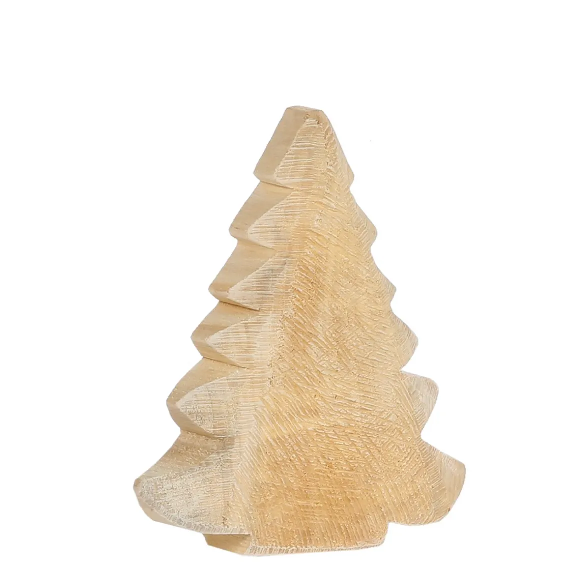 Deko Tannenbaum Natur, Tanne aus Naturholz sägerau, 22cm, WMG Grünberger