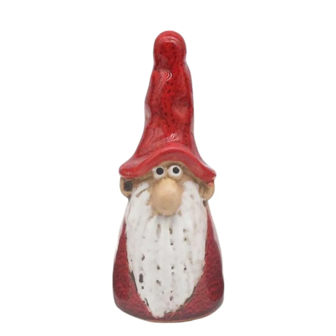 Deko Wichtel Santa Marta rot, Keramikwichtel Weihnachten, 11cm