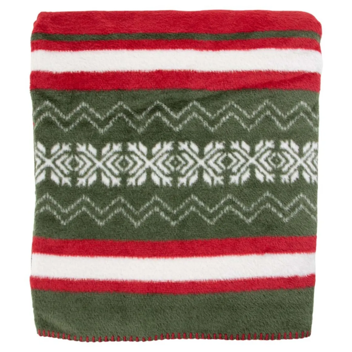 Fleecedecke Hirsch, Wendedecke Hirsch und Eiskristalle, 150x200cm, Mars & More