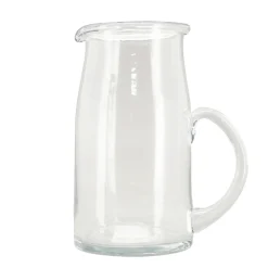 Glaskrug mit Henkel, Saftkrug, 19cm