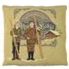 Gobelin Kissen Skifahrer Nostalgie, Alpine Lodge, 45x45cm, Mars & More