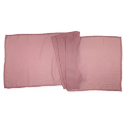 Halbach Tischläufer mauve, Baumwoll-Optik, 44cmx160cm