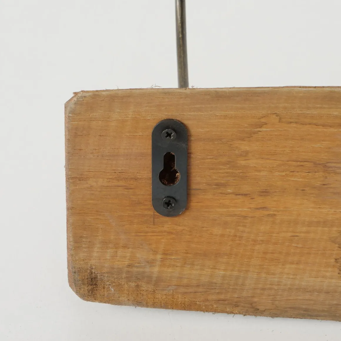 Holz Garderobe Brando, Naturholz Eichengarderobe mit 5 Haken, 55cm, Boltze Home Collections