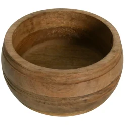Holzschüssel rund, Schüssel aus Mangoholz, 15x9cm, Mars & More