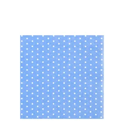 Home Fashion Papierservietten Dots, Punkte hellblau-weiß, 25x25cm