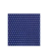 Home Fashion Papierservietten Dots, Punkte dunkelblau-weiß, 25x25cm