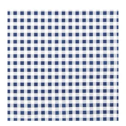 Home Fashion Papierservietten Karo blau, blau-weiß kariert, 33x33cm