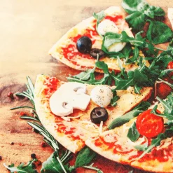 Home Fashion Papierservietten Pizza, 33x33cm