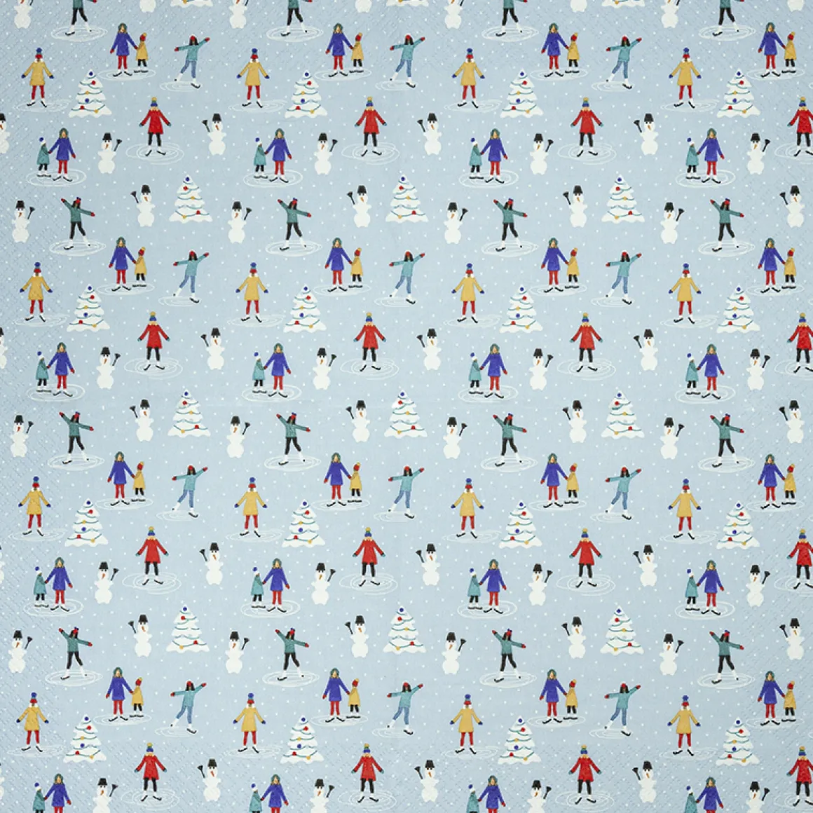 Home Fashion Papierservietten Schlittschuhe, Ice Skating, 33x33cm