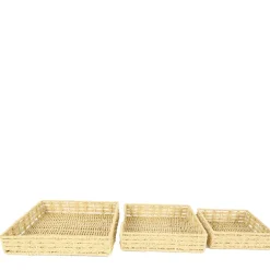 Korb Natur, geflochten quadrat, 25x25cm