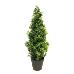 Kunstpflanze Buchs, Buchsbaum getopft grün, 60cm, Nova Nature