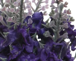 Kunstpflanze Lavendel, Lavendel im Jutesack, 3 versch. Ausführungen, 17cm