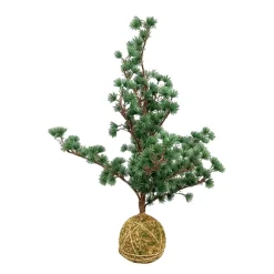 Kunstpflanze Zeder, Zedernbaum im Moosballen, 115cm, PE