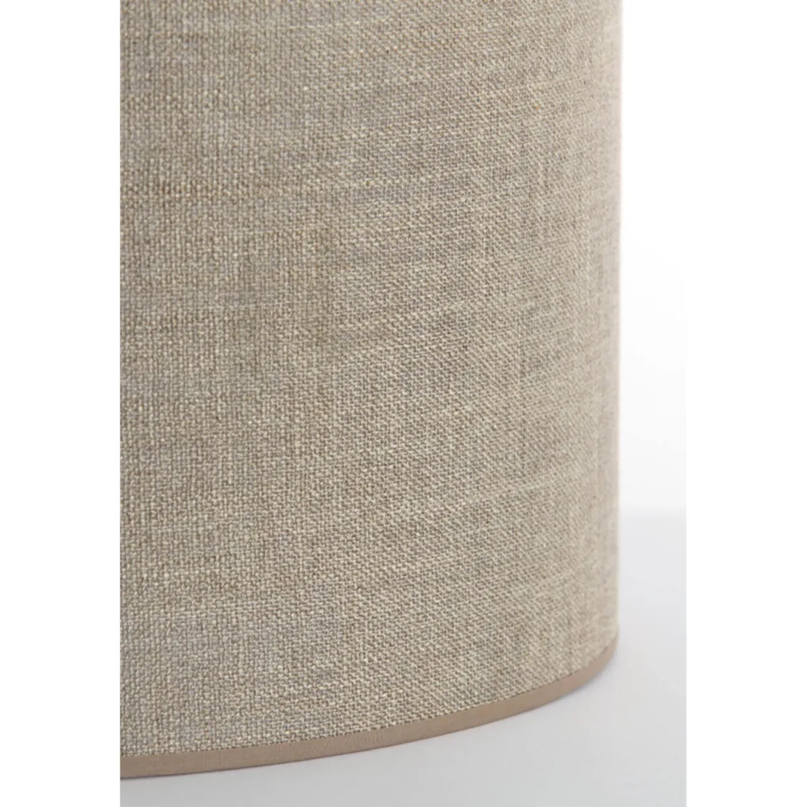 Lampenschirm Caden beige, Lampenschirm Zylinder 40x40x30cm, Light & Living