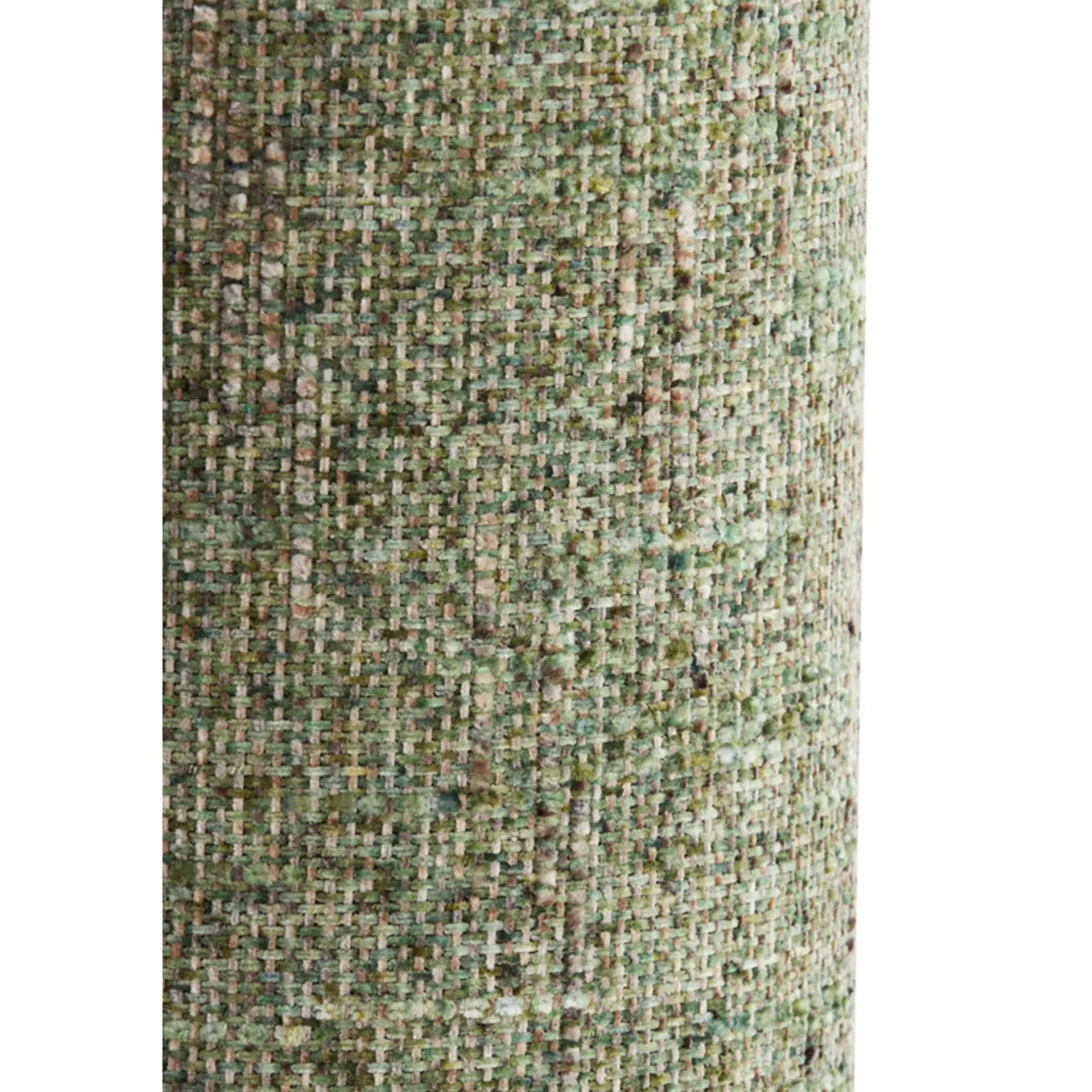Lampenschirm Osire grün, Lampenschirm Bouclé, Zylinder 25x25x27cm, Light & Living