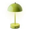LED Tischlampe grün, Pilzform, 25cm
