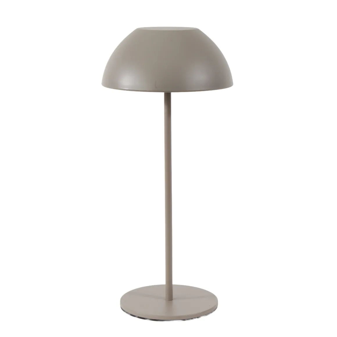 LED Tischlampe Touch taupe, Tischleuchte Pilzform dimmbar, 28cm