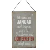 Lustiges Metall-Schild Weihnachtsspruch: Lichterketten, 20x30cm
