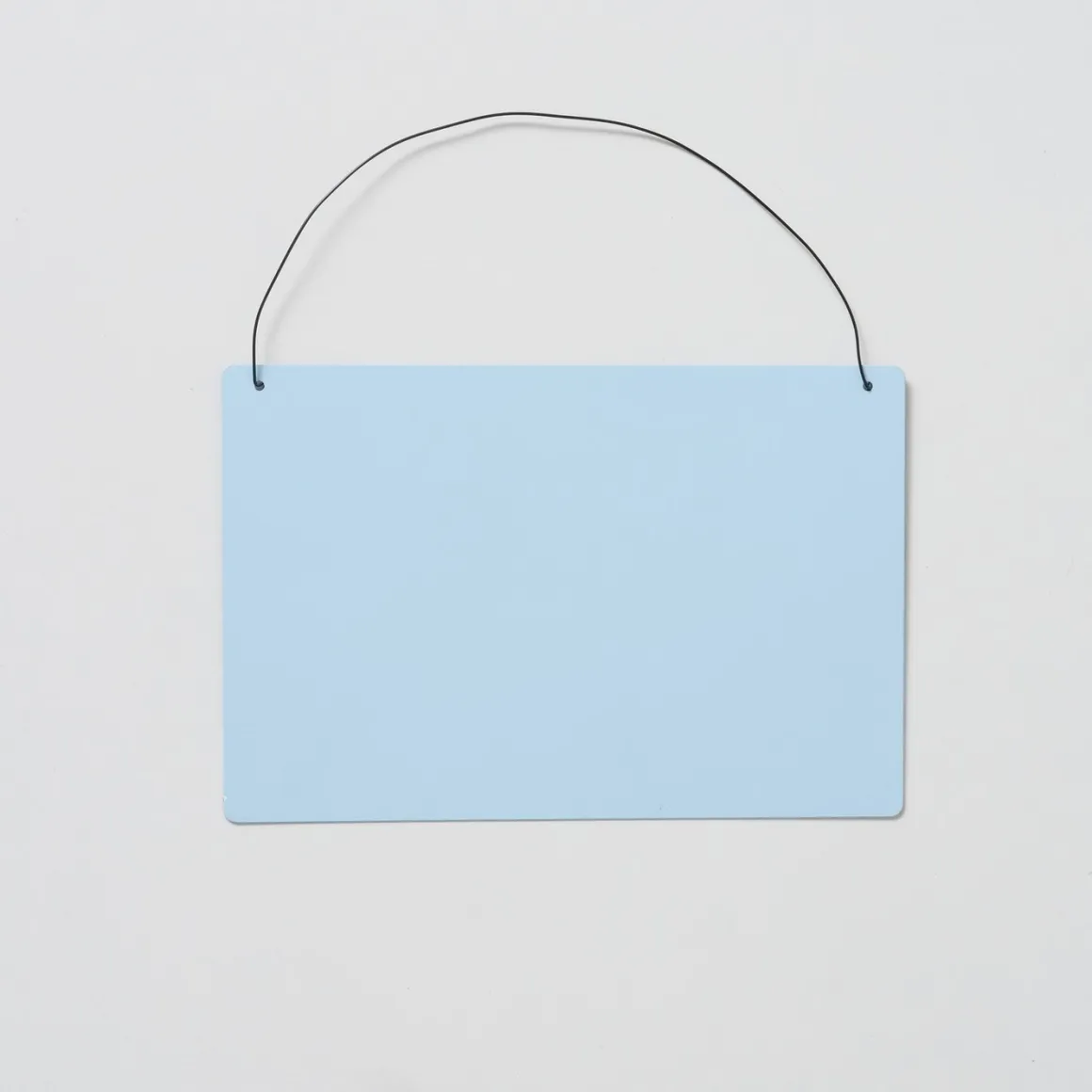 Metallschild mit Spruch: Ristorante Mamma, Schild Capri blau, Hänger, Boltze Home Collections