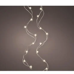 Micro LED Lichterkette, Strangbeleuchtung warmes weiß, 40 LED, 195cm, Lumineo
